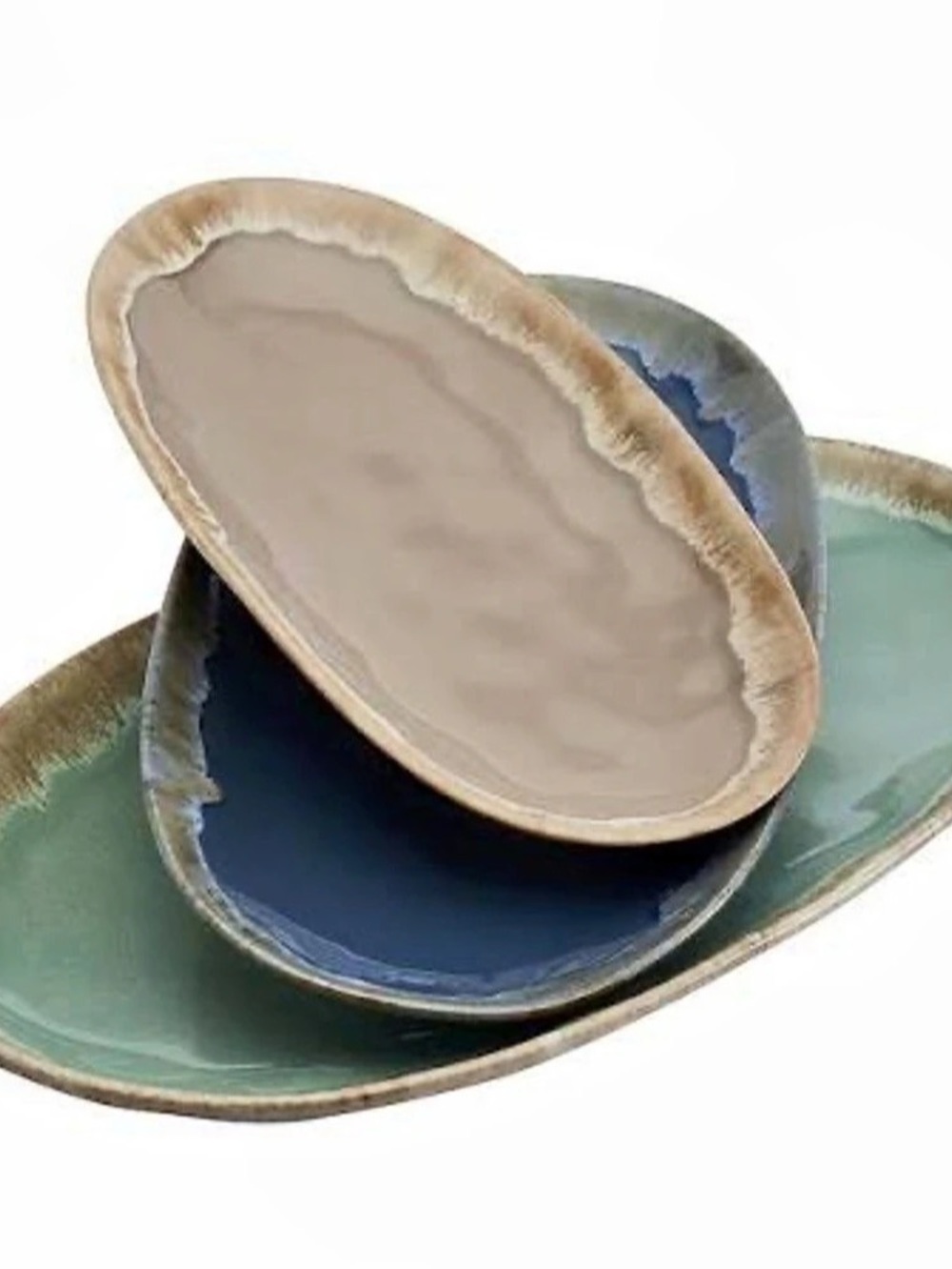 Tabletops Gallery Tuscon Serving Plates, Set of 3